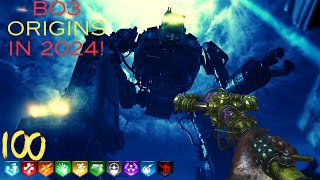 BO3 Zombies ORIGINS in 2024 SOLO Easter Egg!