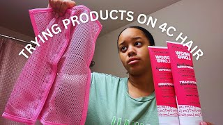 TRYING PRODUCTS AND GADGETS ON 4C HAIR **GONE WRONG** | Lia Michele