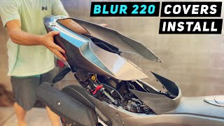 Genuine Blur 220 - Covers Installation ( PGO G-MAX ) | Mitch's Scooter Stuff