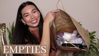 Empties | A closer look at my trash! lol