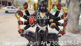 Kaal Bhairav marble Murti statue (10 Bhuja kaal Bhairavnath ) 📲 7300333634 #kaalbhairav