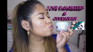 Giveaway & June Favorites!