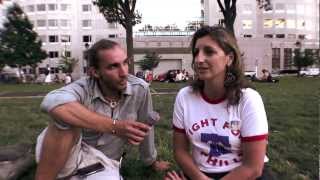 Anne Gemmell of Fight for Philly at the Occupy National Gathering in Philadelphia, July 3rd