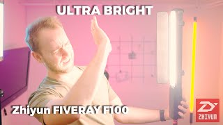 ULTRA BRIGHT RGB LED Light --- Zhiyun FIVERAY F100 Review