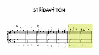 MELODICKÉ TÓNY - Střídavý tón