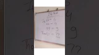 IQ Test #shorts #mathtricks #explore #balajimathclasses