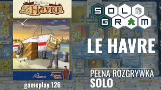 Le Havre | pełna rozgrywka solo | zasady gry | gameplay 126