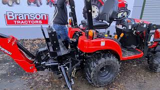 How to remove a tractor backhoe from a 1905 Branson Tractor