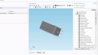 How to Add Built-In Materials in COMSOL Multiphysics