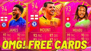 THESE CARDS ARE FREE!! (FUTTIES Reece James, Mount & Mbabu)