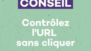 Conseil 4 : Contrôlez l'URL sans cliquer (message de Microsoft)