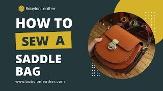 Babylon Leather Saddle Bag Kit handcraft Tutorials