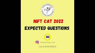 Nift CAT 2022 Questions.