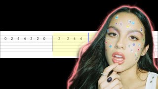 Olivia Rodrigo - bad idea right ? (Easy Guitar Tabs Tutorial)