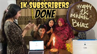 1K Subscribers Celebration || Alhamdulilah 😭