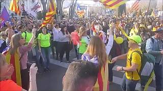 100.000 merry catalans pro-indy in Madrid, 2019