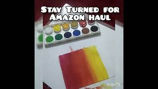 Watercolour Cake Painting Idea 😱 #painting #senery #art #ytshorts #shorts #giftbox