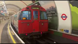 A few LU Bakerloo Line trains at Piccadilly Circus 15/05/21