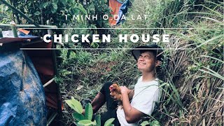 #46| Cuộc sống 1 Mình ở Đà Lạt |Làm CHICKEN HOUSE cho 03 bạn Gà [ ĐÔ - RÊ - MI ] được bạn tặng