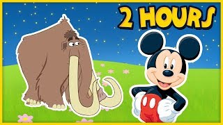 Over 2 HOURS of Nursery Rhymes, Disney Games, Dinosaur Songs + More