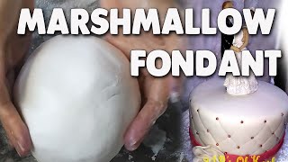 How to Make Easy Marshmallow Fondant without Microwave Oven