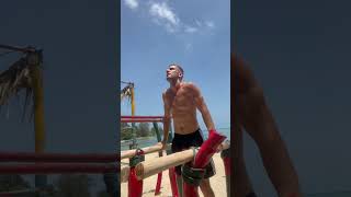 Training Calisthenics on Koh Samui Beach #thailand #beach #boxing