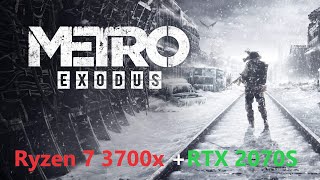 Metro Exodus Enhanced Edition Ryzen 7 3700x|| RTX 2070S|| RTX ULTRA|| 1440P