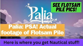 Palia Actual Footage Filming a FLOTSAM PILE on beach in Bahari Bay so you can SEE. Get Nauticals