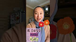 【HANA】كلمات يابانية  معانيها مختلفة بنفس النطق