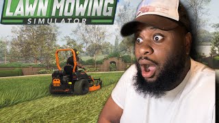 IM CUTTING GRASS [LAWN MOWER SIMULATOR #1]