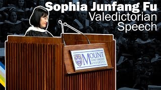 Sophia Junfang Fu - Valedictory Address