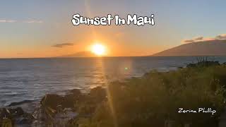 August Sunset In Maui