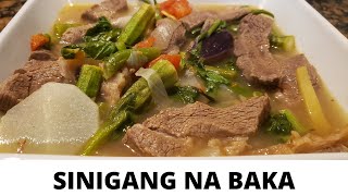 HOW TO COOK SINIGANG NA BAKA