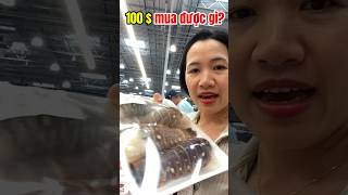 #shorts 100$ mua được gì ở Mỹ | đi chợ sỉ Costco #tranpinnockfamily