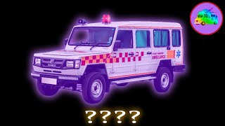 12 SUV Ambulance Siren & Horn Sound Variations & Sound Effects in 48 Seconds