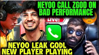 Neyoo Call Zgod On His Performance | Neyoo On Admino is not playing Worh Godlike#godlike #jonathan