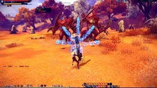 Tera online - BAM solo - Gunner (lvl 22 Kumas, lvl 24 Nakarash, Naga and Juggernaut Mercenary)