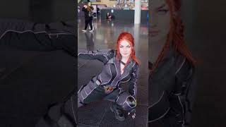 Black Widow from Marvel performed by x_bubbletea_queen_ at German Film & Comic Con 2024 #shorts