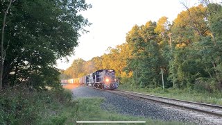 Lake State Railway's MP15AC 1502 Leads a Long Empty Phosphate Train VOL. 9