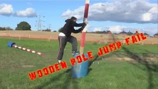 Epic18 wooden pole jump fail | Supermadhouse83