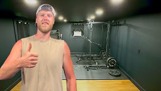 How I Revamped My Home Gym Setup Timelapse!