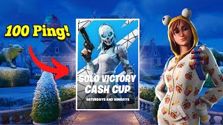 I Played the Solo Cash Cup on 100 ping... (Movie)