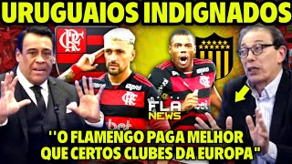 URUGUAIOS ASSUSTADOS COM SALÁRIOS DOS JOGADORES DO FLAMENGO! NOTÍCIAS DO FLAMENGO HOJE