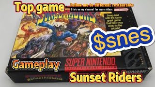 Snes, Gameplay Sunset Riders historia completa.