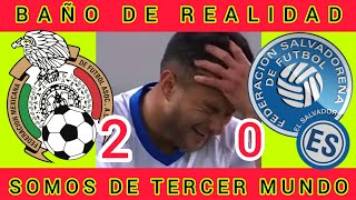 SALVADOREÑOS REACCIONAN A LA DERROTA VS MEXICO EN ELIMINATORIAS QATAR 2022 (Baño de realidad) 🤷🏽‍♂️