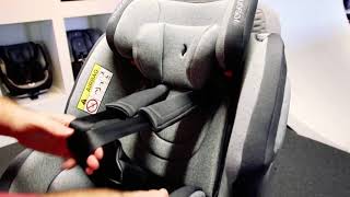 360°-ban forgatható IsoFix-es gyerekülés bekötése