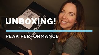 PEAK PERFORMANCE UNBOXING!