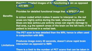 fMRI vs PET vs SPECT - functional neuroimaging