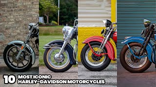 The 10 Most Iconic Harley Davidson Motorcycles | Most Famous Harley Davidson in the World