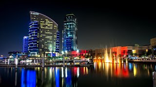 Dubai Festival City Fountain Show - Light Up 2021